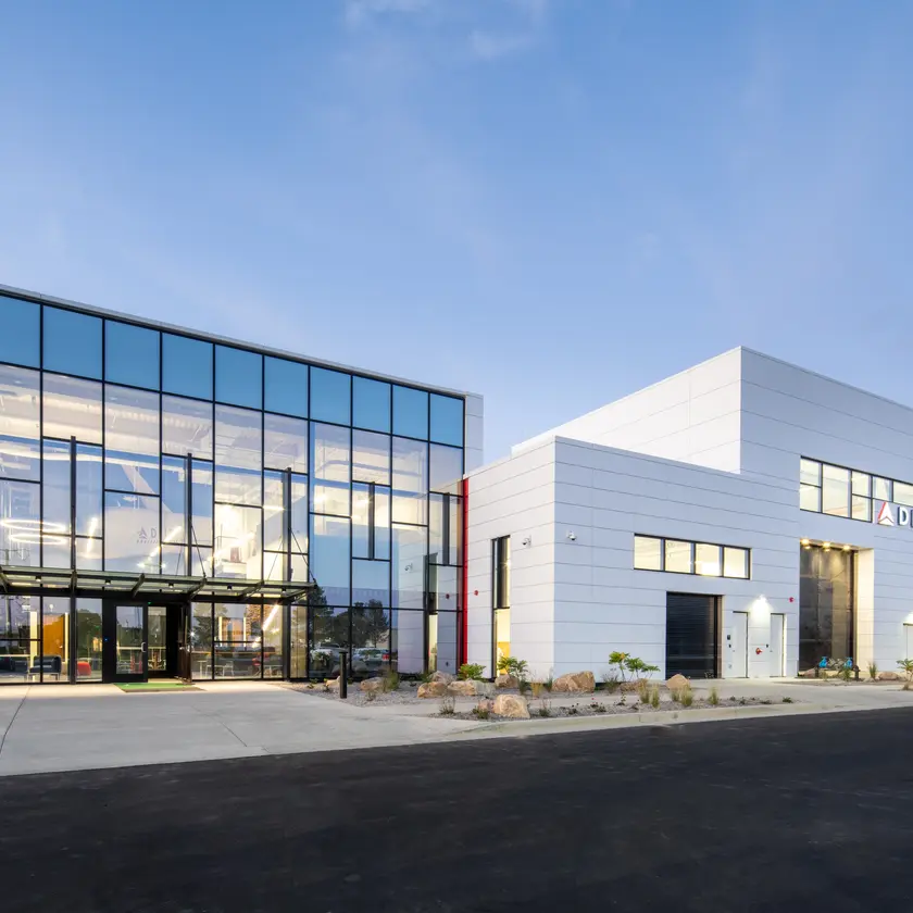 Exterior view of new Salt Lake City pilot training center