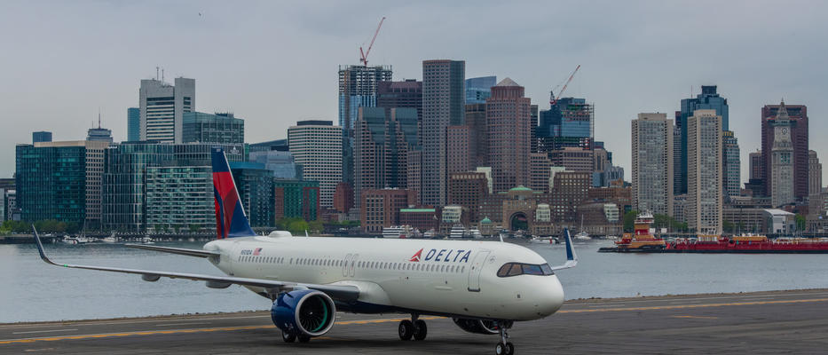 Delta's A321neo at Boston Logan International Airport (BOS)