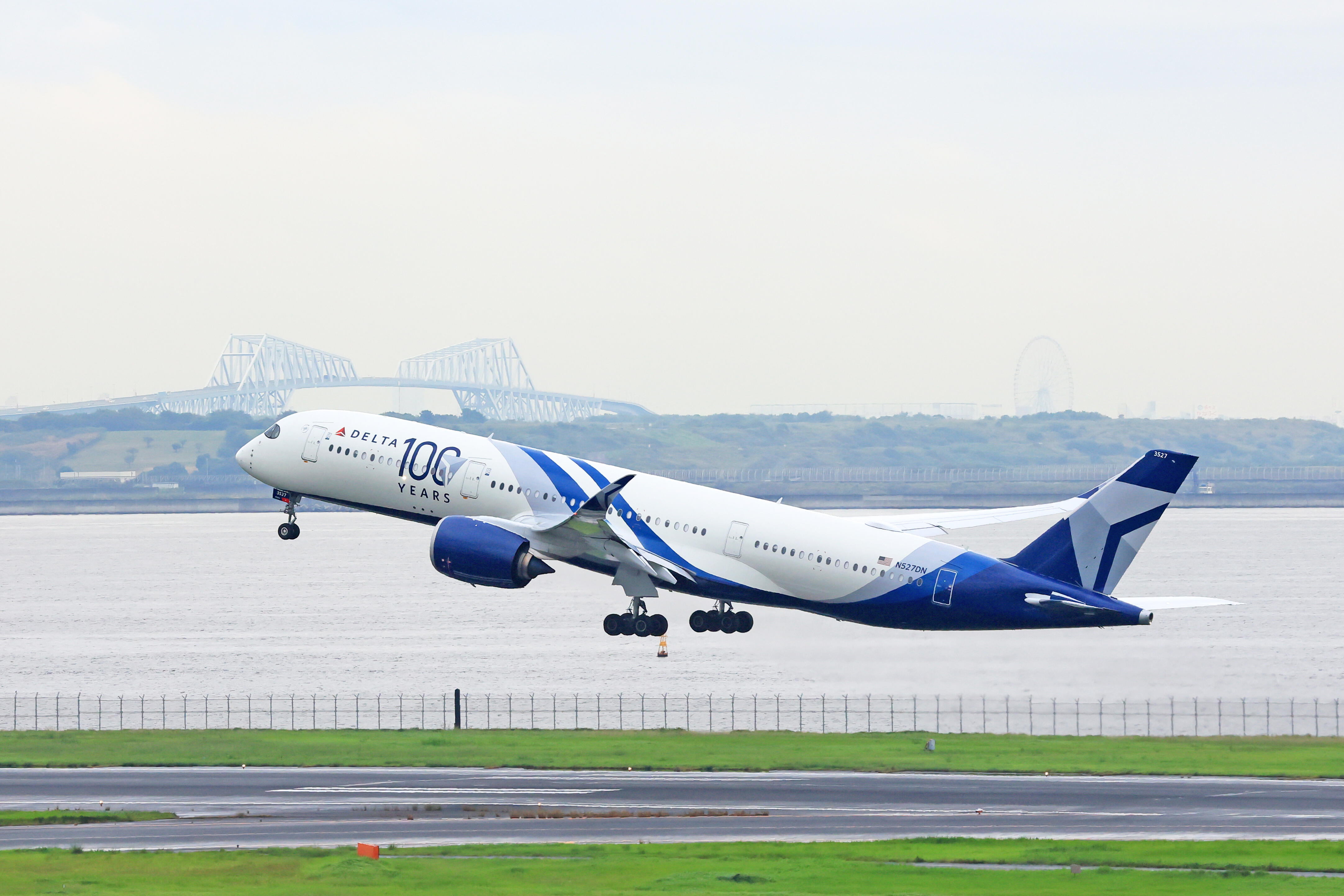 Centennial A350 at HND