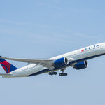 Airbus A350 in the air