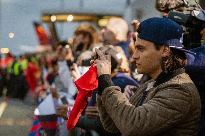 Delta people welcome the Braves home.