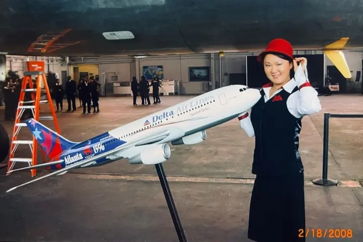 Delta pilot Lucy Klein