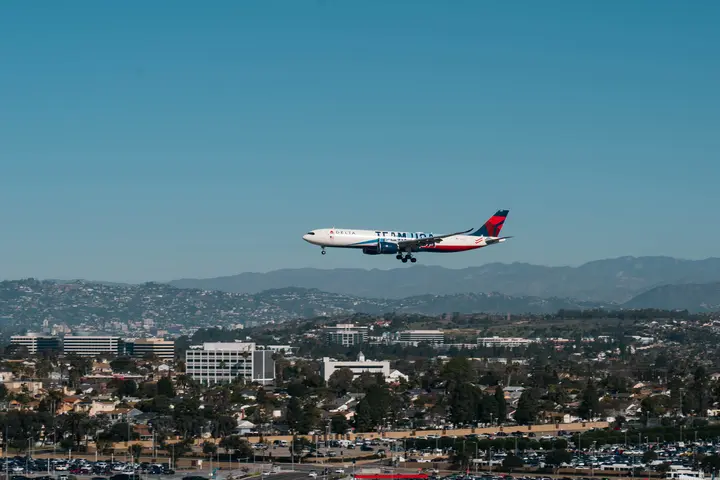 Team USA A330-900 LAX Arrival