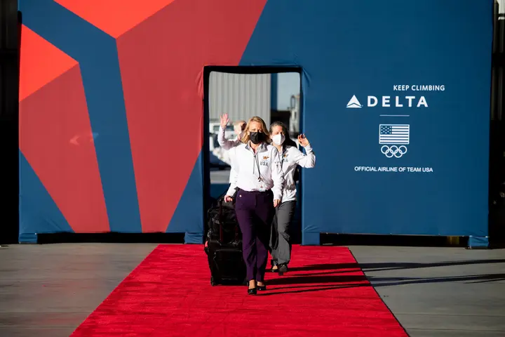 Team USA Sendoff LAX Hangar