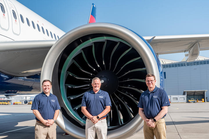 Delta takes delivery of first A321neo in Hamburg, Germany