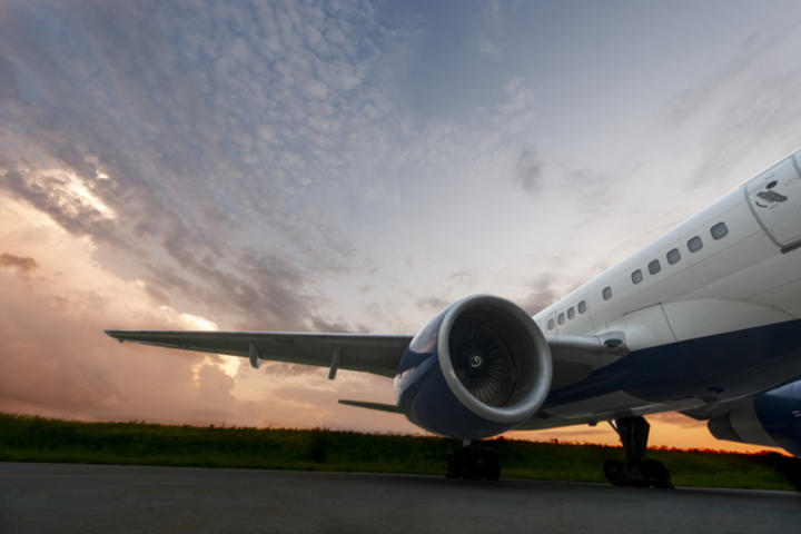Plane before flight