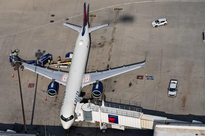 Delta A321neo at Boston Logan Airport