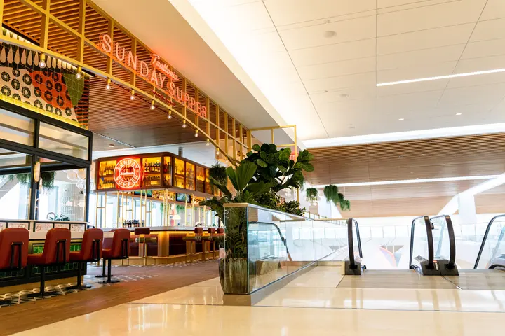 Sunday Supper restaurant in the Delta terminal New York LaGuardia Aiport (LGA)