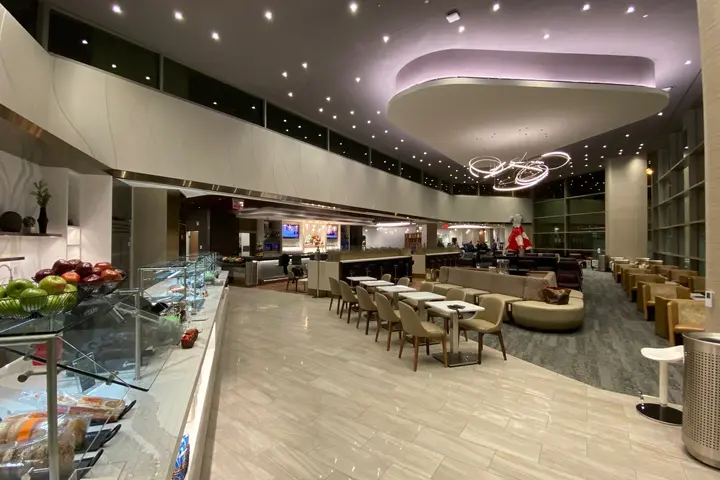 Interior of Delta's Nashville Sky Club