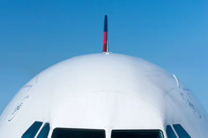 Nose and front of an A330-200