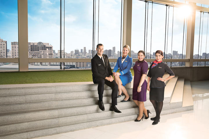 Flight attendants from Delta's global partners