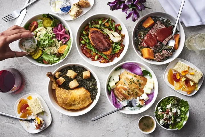 Overview of the meal selections created by Chef Mashama Bailey