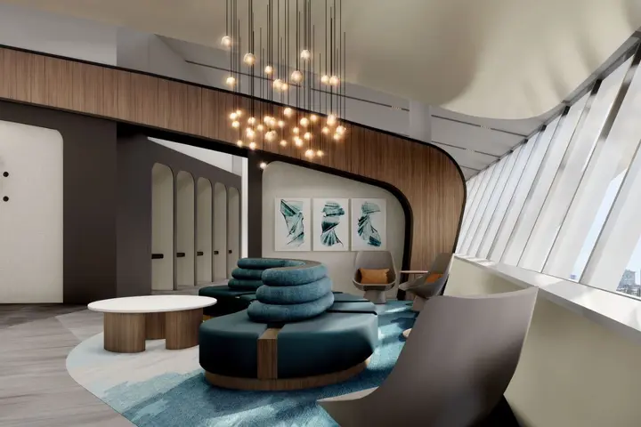 Rendering of the new BOS-E Club, coming late summer 2023.