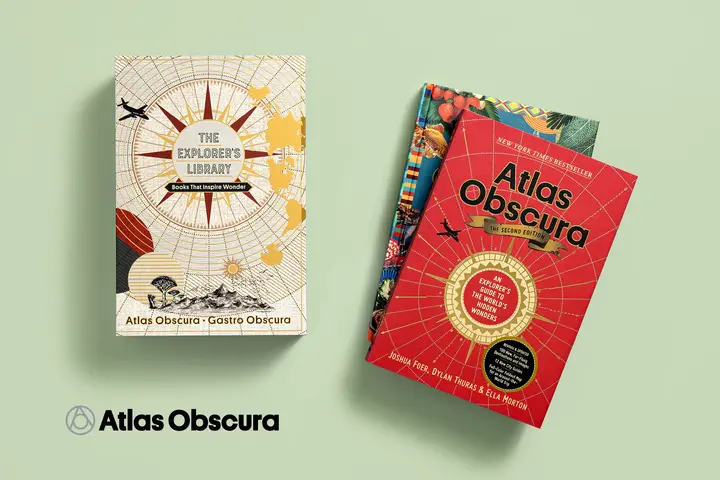 The Explorer's Library: Books that inspire wonder, and Atlas Obscura: An Explorer's guide to the world's hidden wonders.