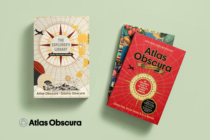 The Explorer's Library: Books that inspire wonder, and Atlas Obscura: An Explorer's guide to the world's hidden wonders.