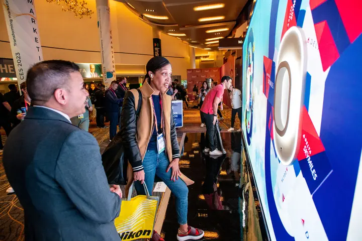 Delta SkyMiles® and Starbucks® Rewards came together at CES to give attendees more of what matters. Attendees experienced the interactive “Wonder Window” exhibit at ARIA for special giveaways.
