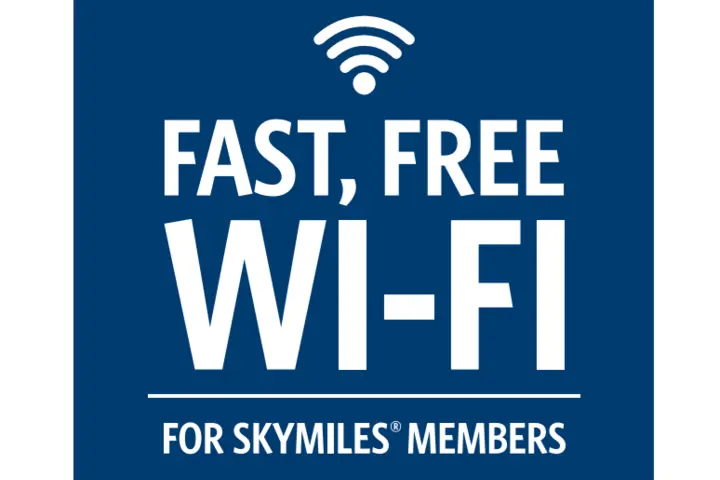 Customers can tell whether they are on a free Wi-Fi-ready aircraft by looking for the new decal located near the boarding door. 