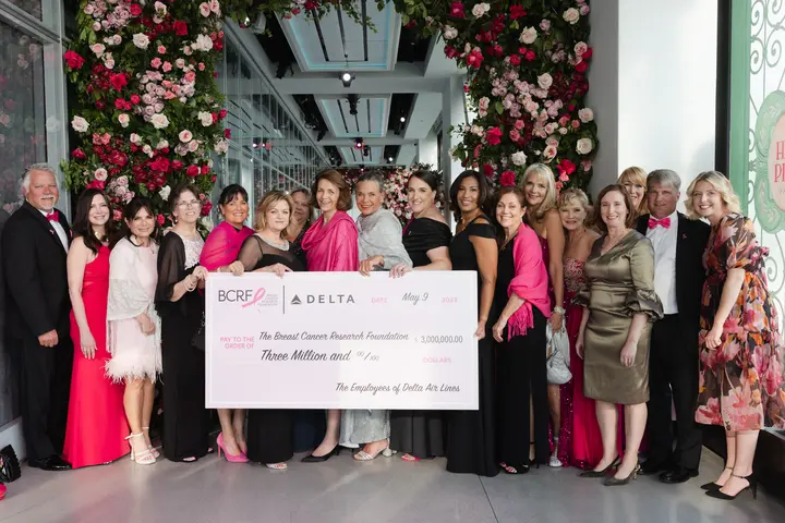 Delta presents record $3M donation to Breast Cancer Research Foundation  