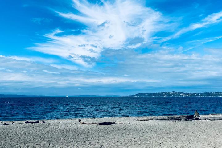 Alki Beach in Seattle.