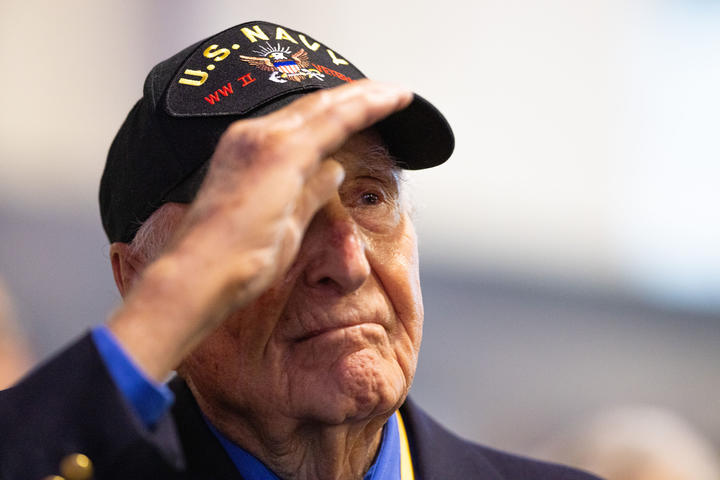 Delta hosted a special event Tuesday for World War II veterans, heard their rich stories, gave them a warm Delta welcome and bid them bon voyage before their charter departs for Deauville, Normandy.