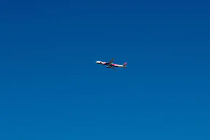 Delta's Breast Cancer One charter flight in the sky