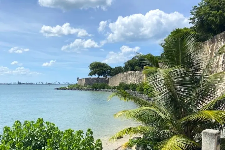 A fortress on the water in San Juan, Puerto Rico