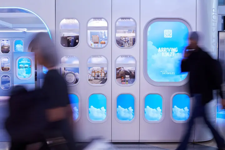 Beginning Nov. 14, the Window Seat Shop is open to customers traveling through John F. Kennedy International Airport’s Terminal 4 and online at delta.com/windowseatshop. The online shop is exclusively available to Delta SkyMiles American Express Card Members on Tuesday, Nov. 14, and opens broadly to all Members on Wednesday, Nov. 15. 