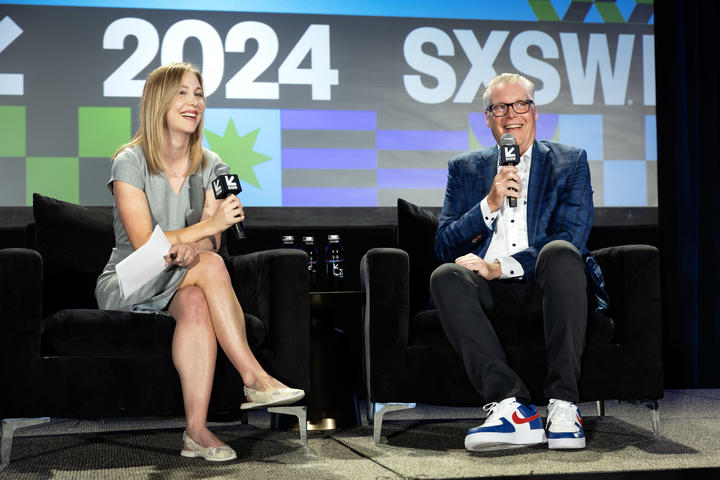 Ed Bastian, Delta Air Lines CEO, speaks with Fortune Editor-in-Chief Alyson Shontell during the first half of the SXSW Featured Session: "People First, Always: How to Put Values at the Heart of your Business"&nbsp;on March 10, 2024.&nbsp;