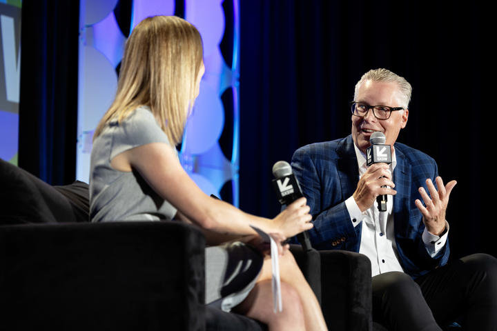 Ed Bastian, Delta Air Lines CEO, speaks with Fortune Editor-in-Chief Alyson Shontell during the first half of the SXSW Featured Session: "People First, Always: How to Put Values at the Heart of your Business"&nbsp;on March 10, 2024.&nbsp;