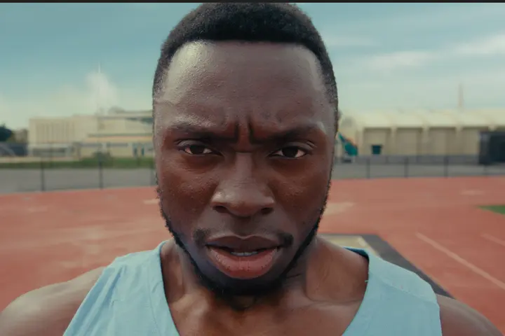 A still from one of the tv spots in Delta's campaigns for Paris 2024.