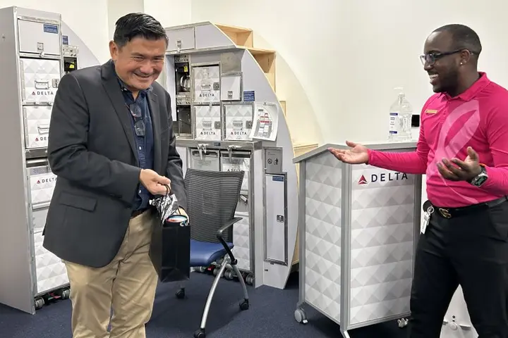 Todd O., Delta’s most frequent flyer, was invited to the airline’s Atlanta headquarters to connect with Delta people and supply rich insight to senior leaders. 