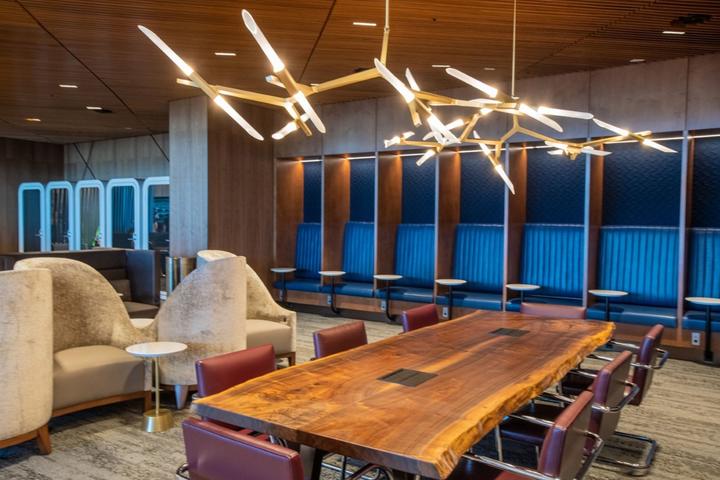 The Club includes a wide range of seating jobs to suit guest needs. 