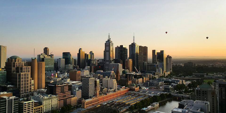 Skyline of Melbourne, Australia