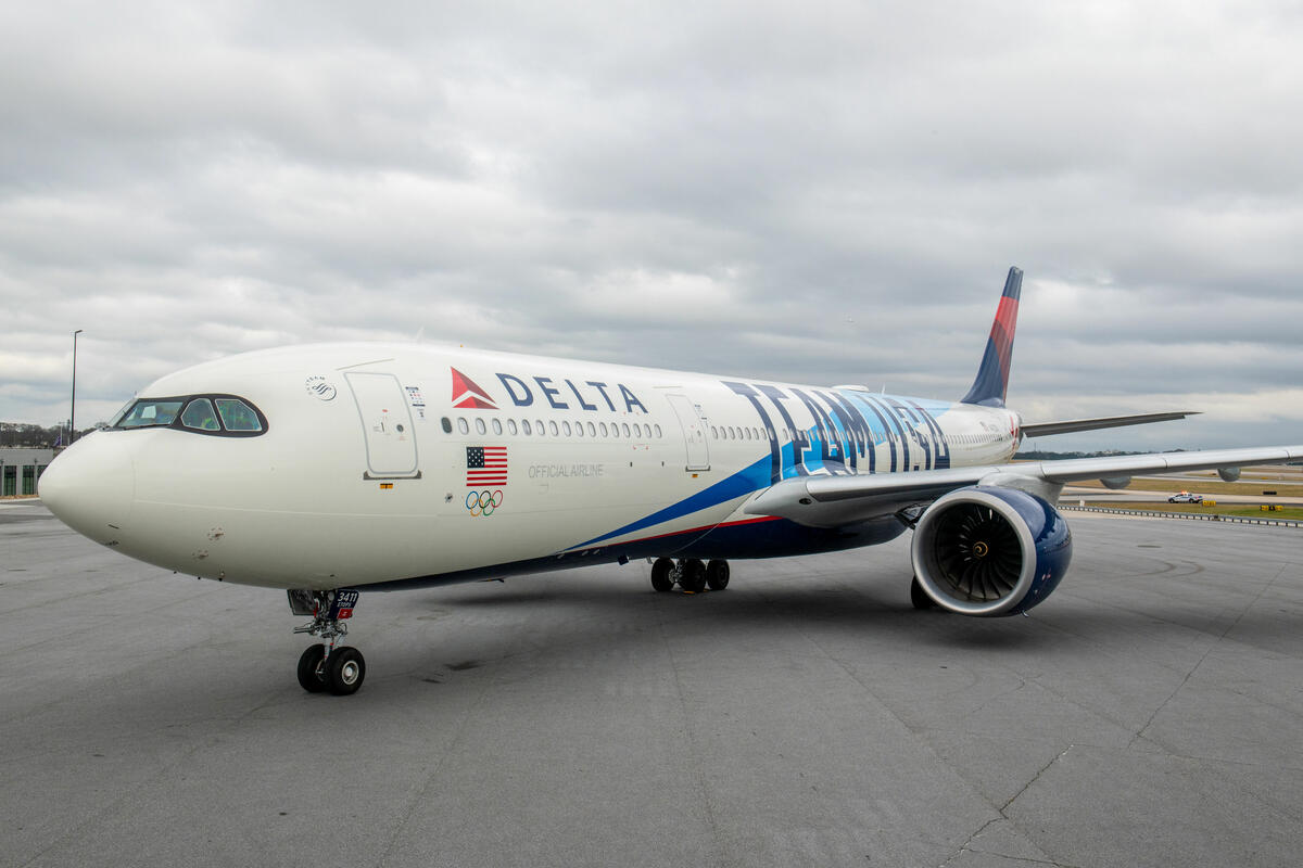 Delta Air Lines A330-900 Team USA Livery
