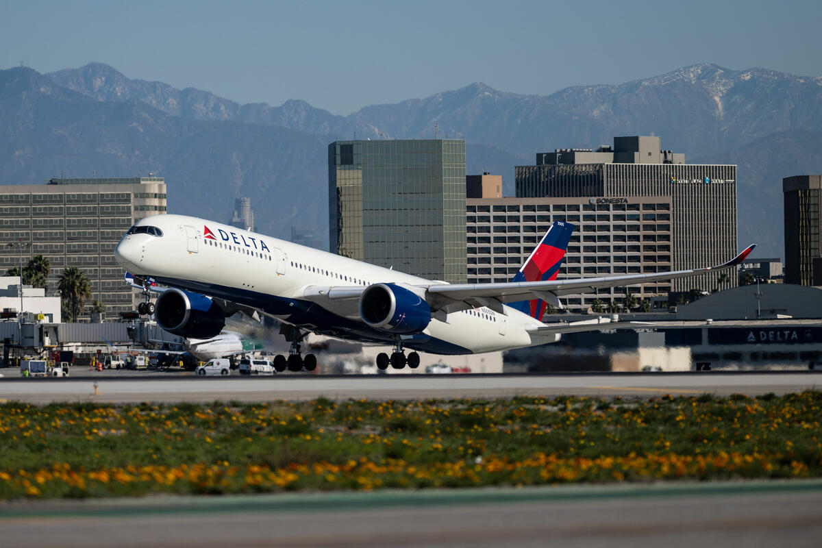 Team USA Sendoff A350-900 Takeoff
