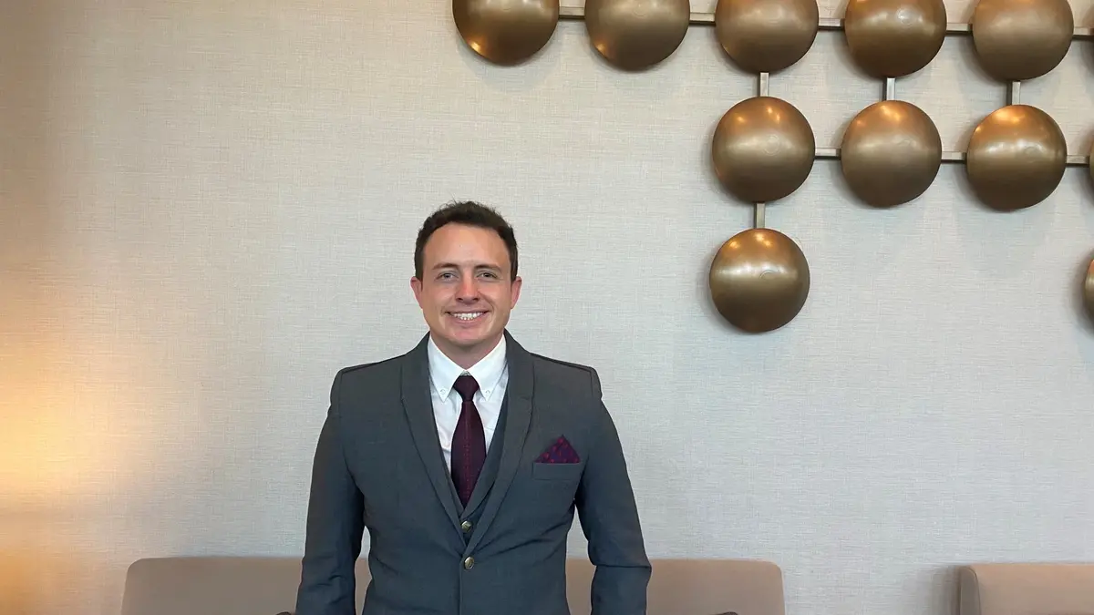 Flight Attendant Hyrum Perkins