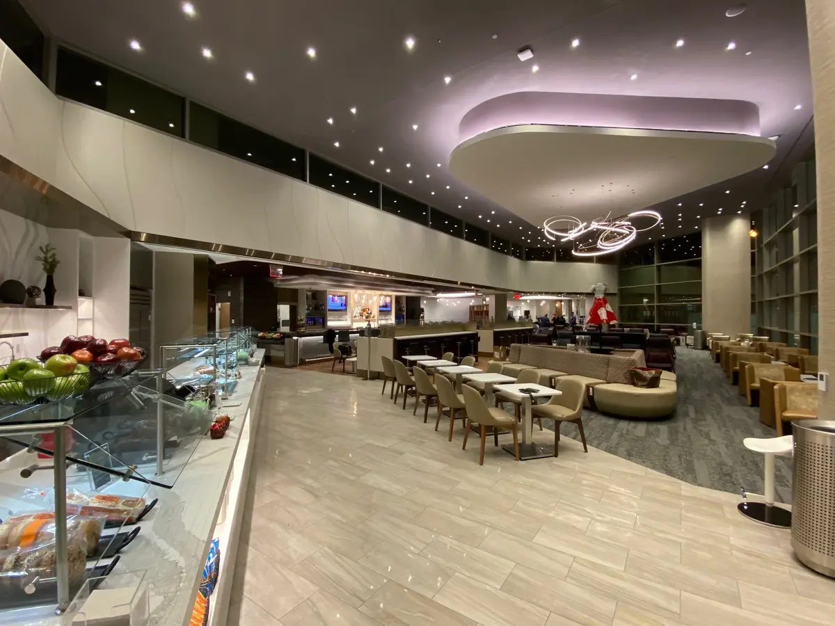 Interior of Delta's Nashville Sky Club