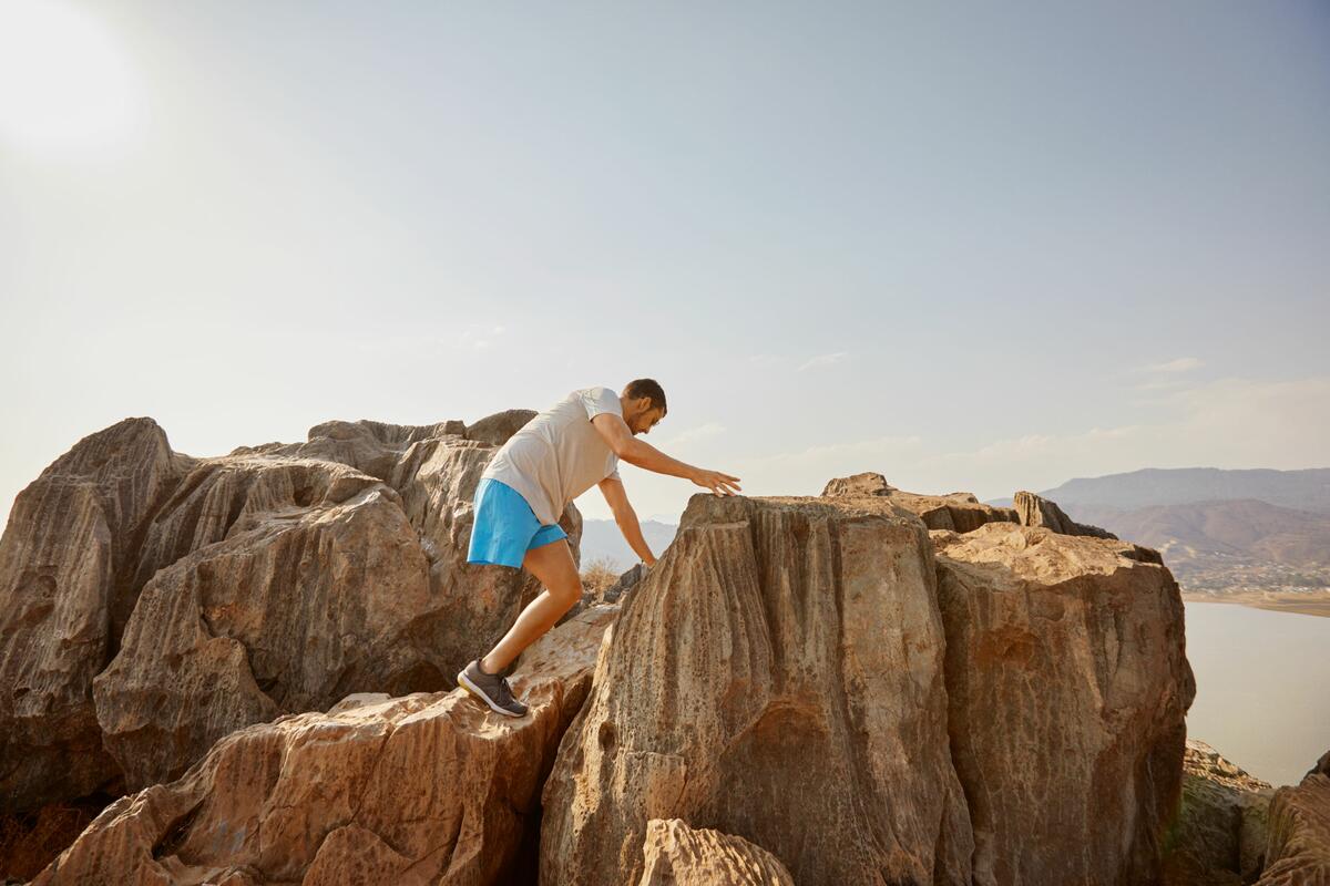 Person hiking