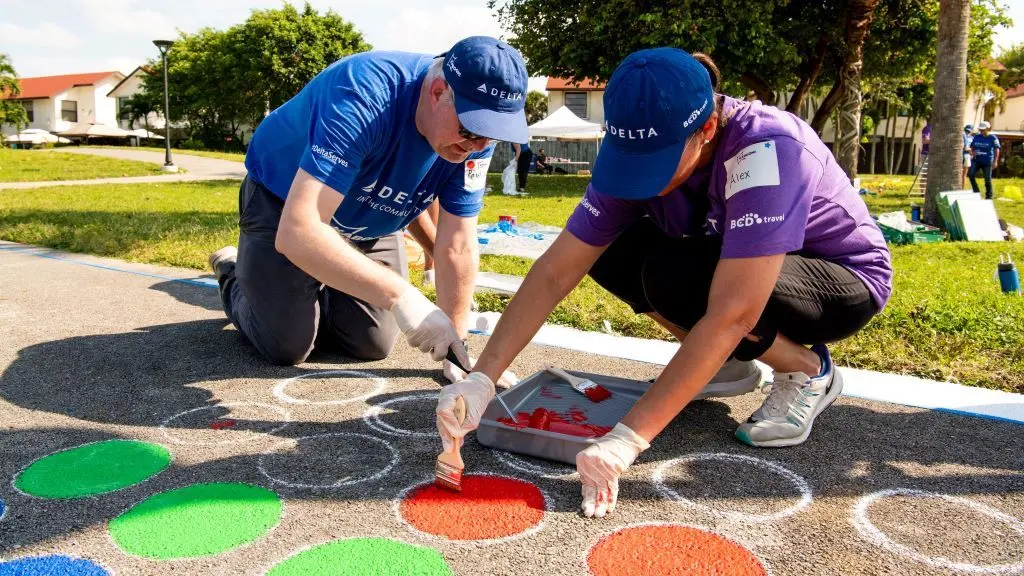 Delta and KABOOM! have partnered with local organizations in Miami to unveil a kid-designed, community-built playground as part of the airline’s commitment to giving back where its employees live, work and serve. 