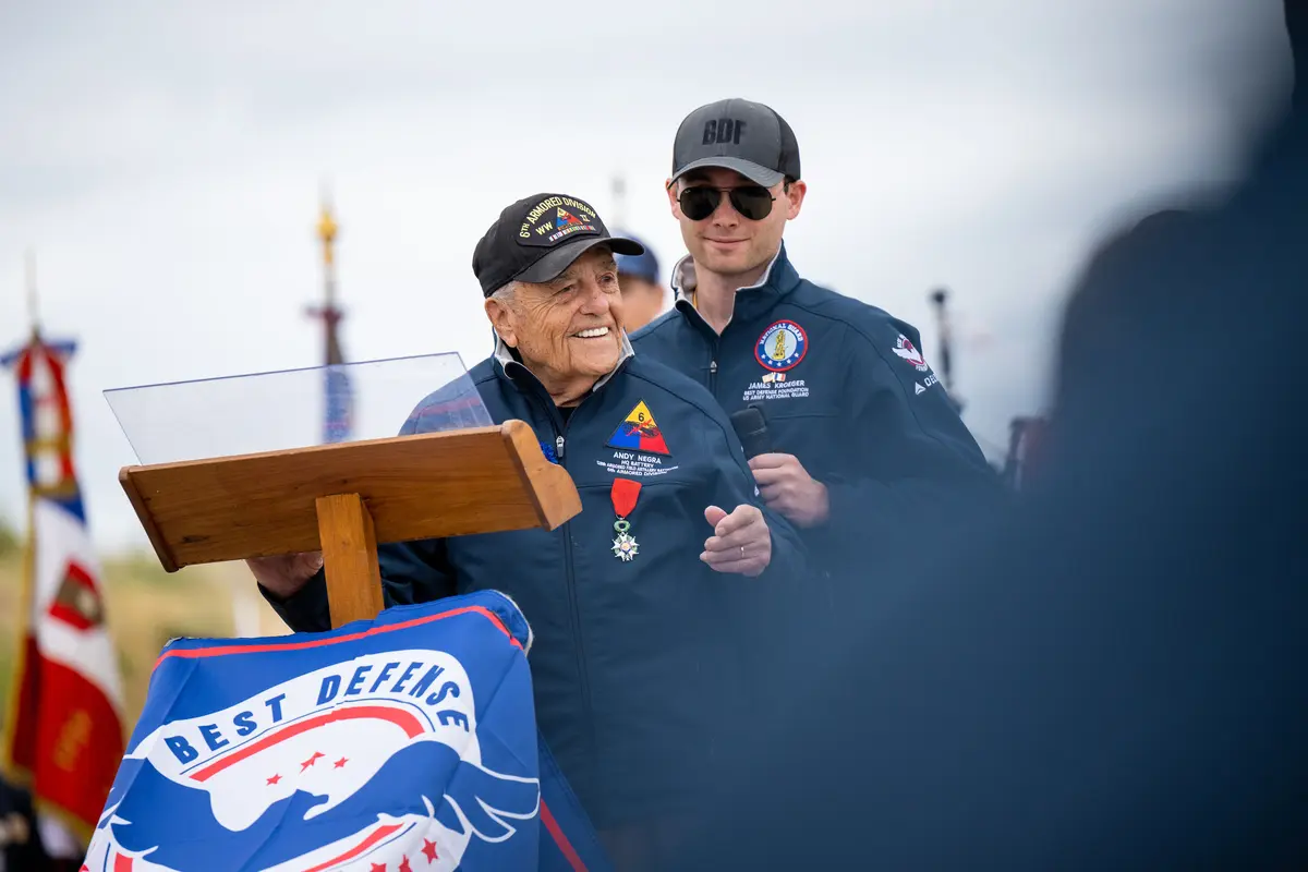 On June 8, WWII Veterans were welcomed to Utah Beach by the Mayor of Saint Marie du Mont., and members of the Delta family had the honor of attending the wedding of 100-year-old WWII Veteran Harold Terens and his now-wife, 96-year-old Jeanne Swerlin.