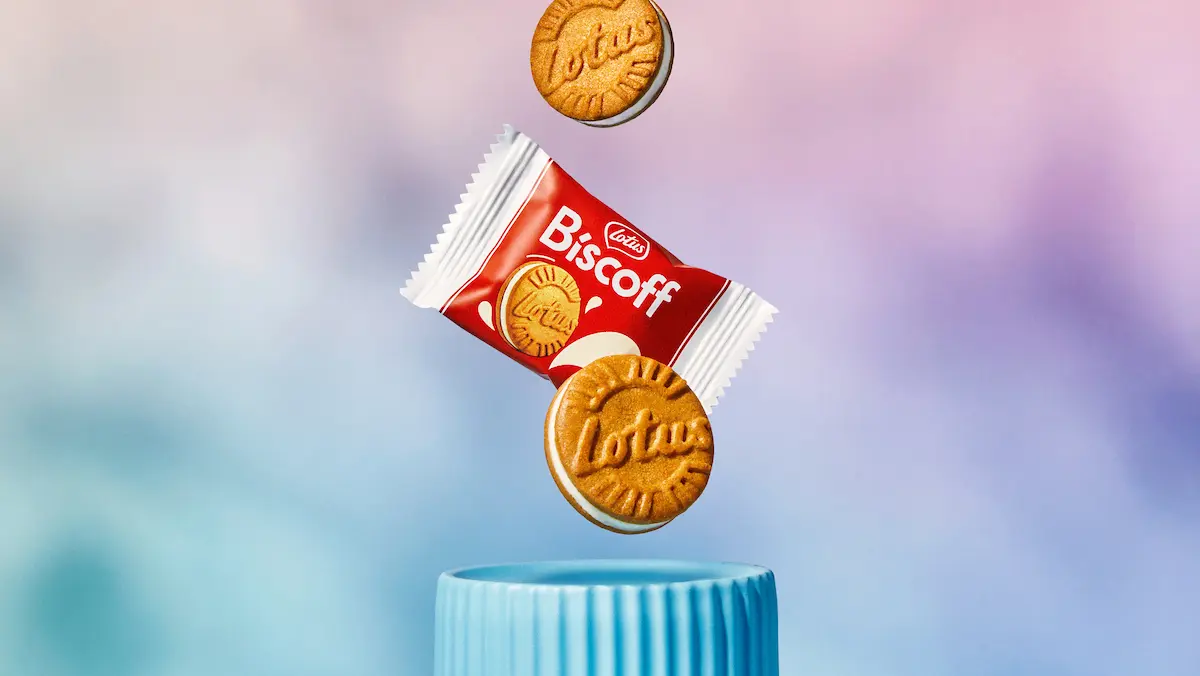 Customers in Delta Comfort+ and First Class on select domestic flights can also choose from a premium snack basket, which includes the iconic Lotus Biscoff cookie, transformed into a sandwich: two delicious cookies with a smooth vanilla filling.  